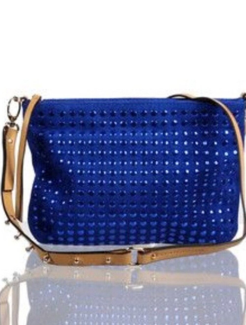 Kelsi Dagger Black Quilted Shoulder Bag with Braided Handle and Gold Hardware